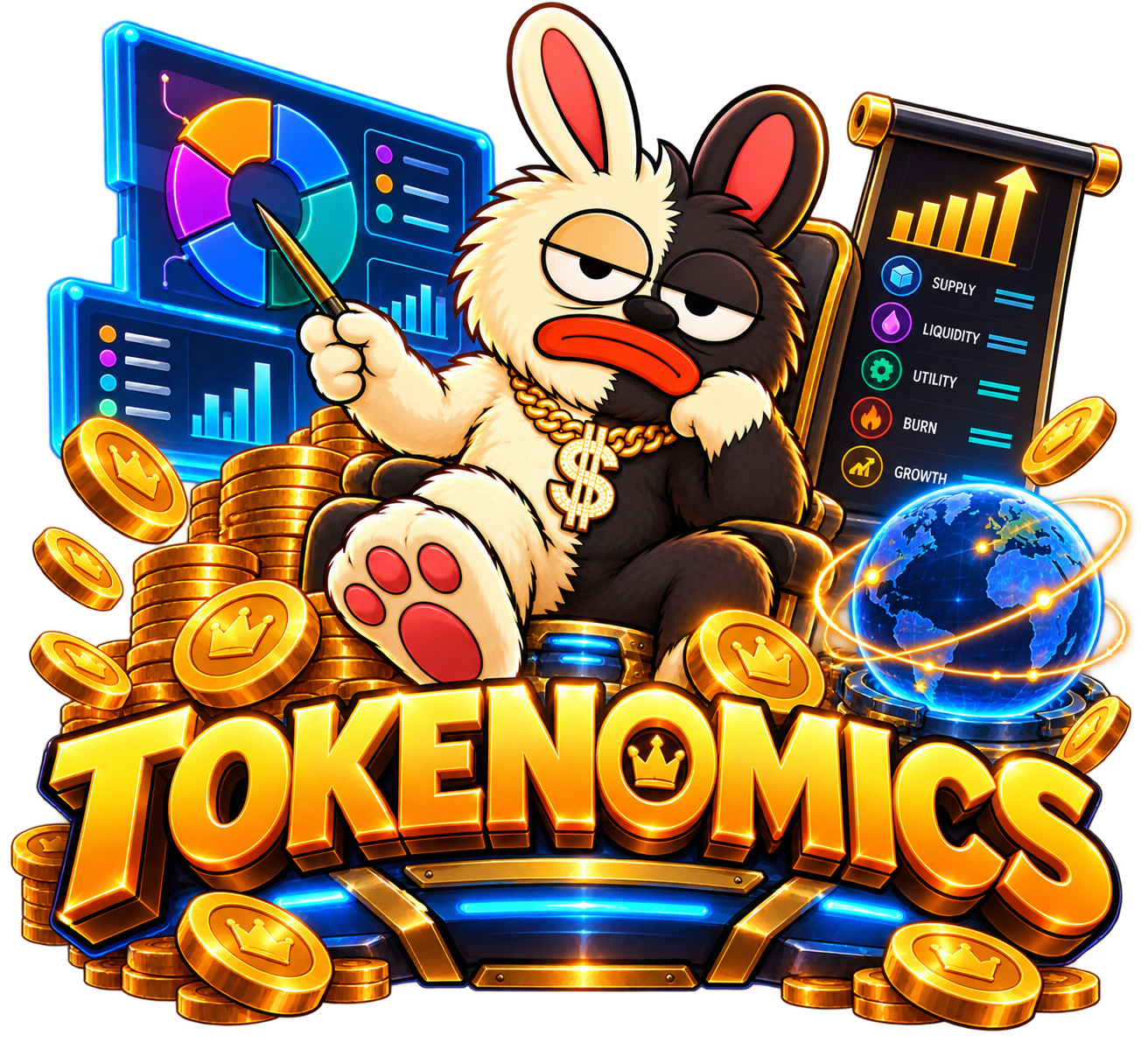 Tokenomics cartoon